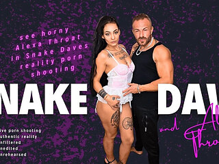 Behind the Lens Alexa Throat Meets Snake Dave