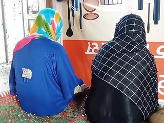 Two Muslim Hijab College Girl Sex with Muslim Boy