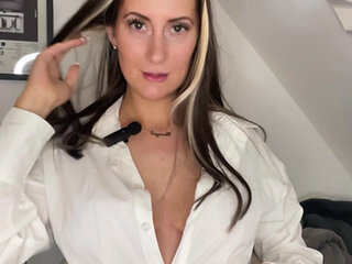 British Slutty Assistant is bored in the office