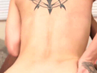 Redhead Tattooed Wife Scarlett Foxx Rides Sex Therapist Fat BBC