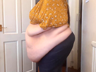 SSBBW BBW belly jiggles and wiggles