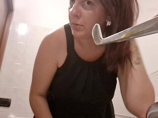 Heartfelt Laughter: Nicoletta'_s Compilation of Awkward Moments in Public Restrooms