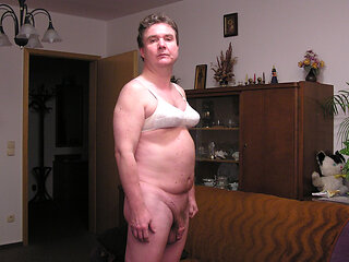 Crossdresser Andreas Masturbates Twice