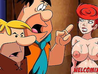 Flintstoons orgy at Buffalos&rsquo_ Club - Flintstones Porn Animation