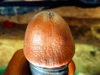 Indian boy playing with cock.