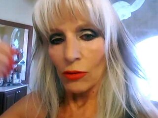 Gorgeous Mature Blonde Solo Masturbation