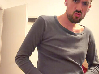 Hot Daddy Jerks off and Busts a Thick Load