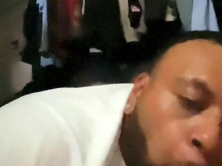 Facial & Uncut Cock Worship on friends straight husband