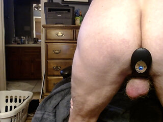 My Ass Working a Thrusting Butt Plug