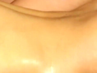 Beautiful babe providing him with pleasure