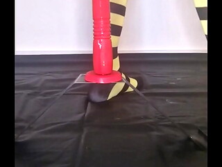 I love the new gravity remote control thrusting dildo
