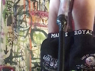 nice lng sucking big cock with a vacuum