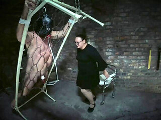 Mistress April Dominates Slave in Cruel BDSM Bed Punishment