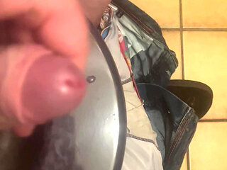 Masturbation in the toilet