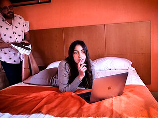 Teen Fucks Stepdaddy!! Hairy Wet Pussy Fucked Bareback!