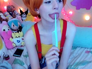 Amateur Blonde Teen Plays Solo with Toy Webcam Porn