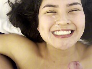 Amateur Latina Brunette Goes All In During Intimate POV Blowjob Scene