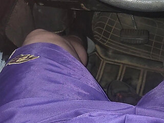 Using Pink Panties to Jerk off in My Car.