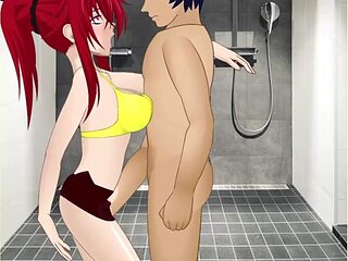 Rias  Amazing Bath Part 1