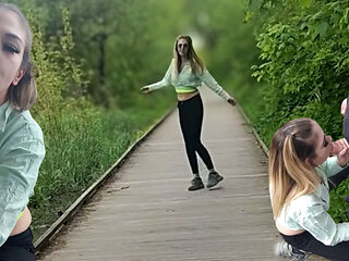 Coquette & Brad - POV Hotwife Blowjob Ends with Huge Cum Facial