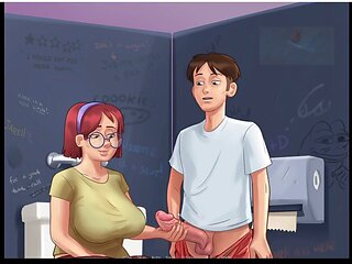 Oral pleasure, hand-job, summertime saga