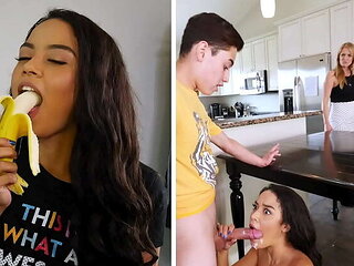 Hot Ebony Teen Maya Bijou Fucks Her Big Dick Stepbrother Juan El Caballo Loco