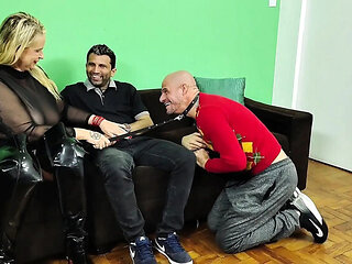 Blonde Cheating Wife Gets Anal Training From Husband's Friend - Cuckold & Creampie