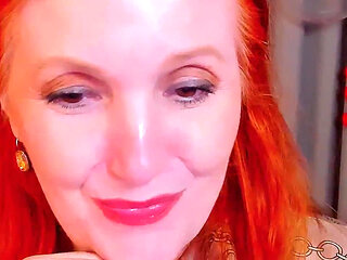 Elegant Mature Redhead Girl Over 50 Erotic Games.