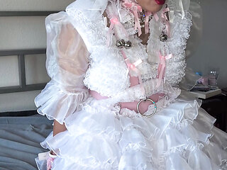 Sissy Bride Riding Her Doll