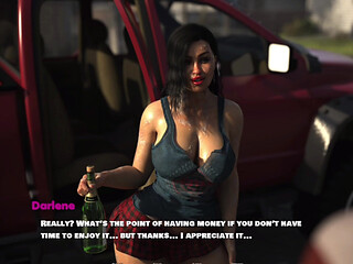 Friend's Hot & MILF Stepmom Wash My Car - MILF Obsession - E42