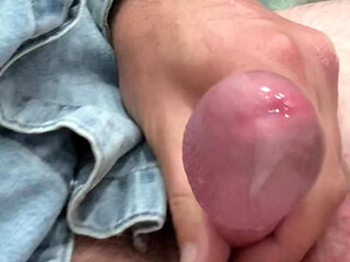 Trying To Cum In A Public Restroom