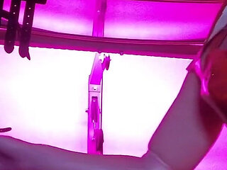 BDSM Mistress Pvc Gold Red Vinyl Toys Dick Fetish Boots Femdom