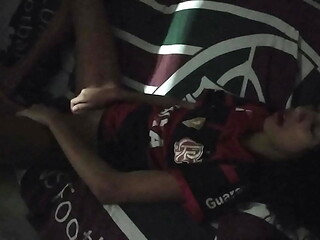 Hot skinny Flamengo fan