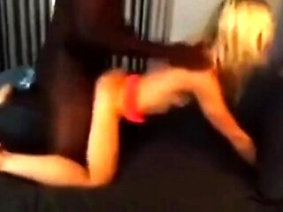 Blonde Milf in Heels Takes BBC Creampie