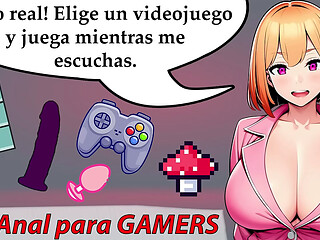 &iexcl_Ojo! Para gamers amantes del anal, no te pierdas este perverso JOI en espa&ntilde_ol.