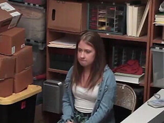 Cutie Chick Caught Stealing and Gets Fucked