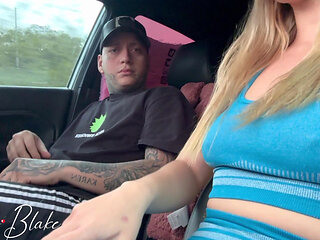 Cop Puts Our Car On The Tow Truck And We End Up Fucking Inside The Car