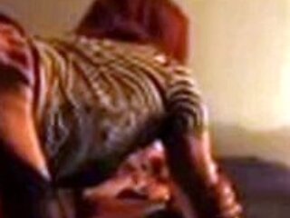 French Crossdresser Anal Play with Big Cock