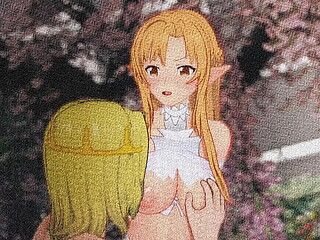 Sao Ntr Online 2: Asuna me descubre en los barrios bajos teniendo sexo con una rubia pero no era yo..... parte 7 Esp