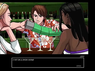[Paradise Lust 2] Threesome with Cath and Gabby