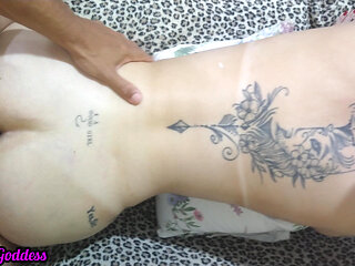 Curious Goddess - hot milf Brunette pussy licking big ass big black cock fucking