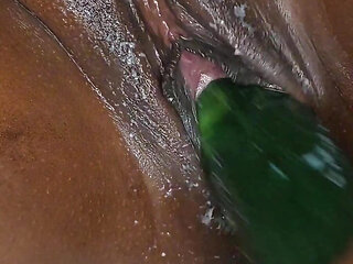 Tight creamy African pussy