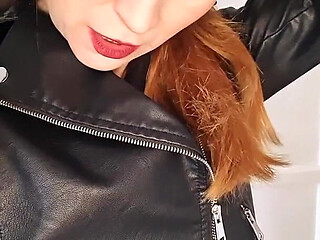 CFNM Leather Clad MILF JOI with Count Down