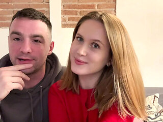 Shy College Girl Una Fairy Behind The Scenes BTS with Perfect Tits and Big Cumshot