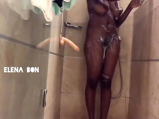 Fucking My Petite Princess Pussy in the Shower