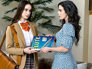 Little Cutie Can'_t Resist Her Mature Music Teacher'_s Advances