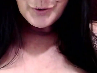 Beating off Titty Tease Denial