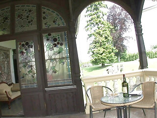 Sexual threesome Simone Style a slut gets both holes filled