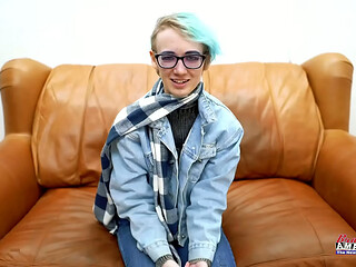 Slim Blonde Coed Amateur Raven Messy Deepthroat Toys Squirting Fun!