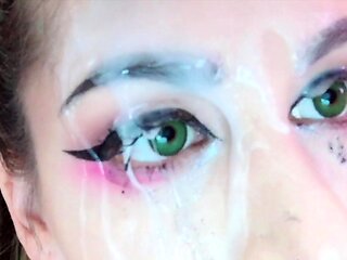 Amateur striptease and Solo masturbation